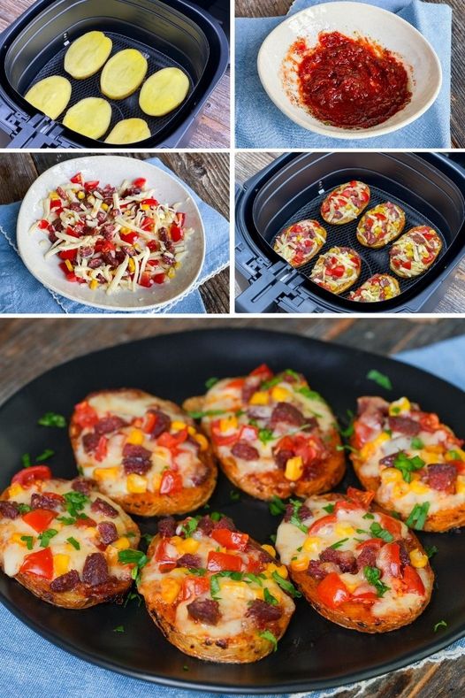 Airfryer Patates Pizzası