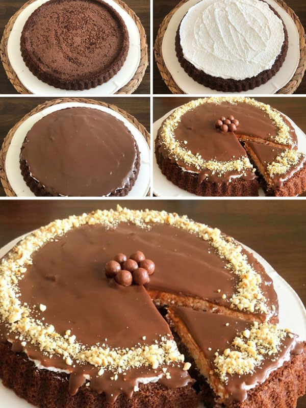 Tart Kalıbında Pasta Tarifi