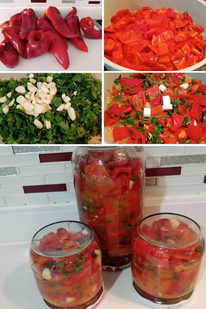 Sirkeli Yağlı Kapya Biber Turşusu