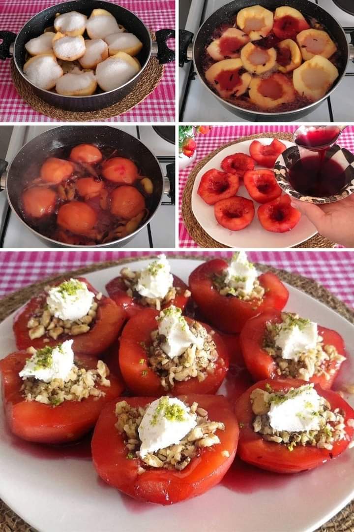 Boyasız Kıpkırmızı Ayva Tatlısı