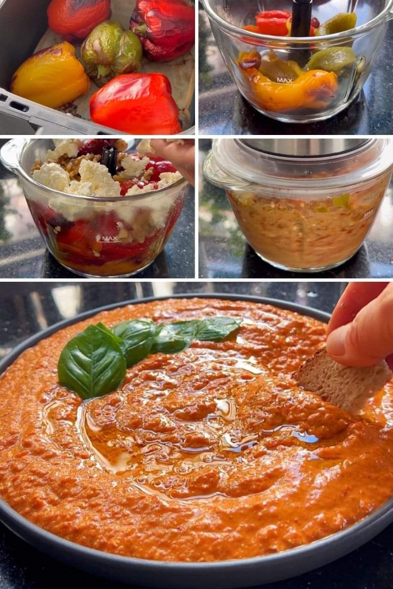 Köz Biberli Beyaz Peynirli Meze