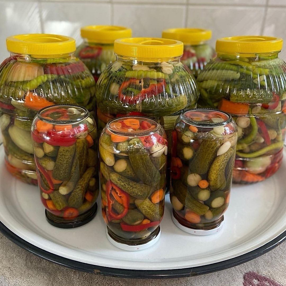 Kış için kütür kütür karışık su tursusu tarifi vereceğim