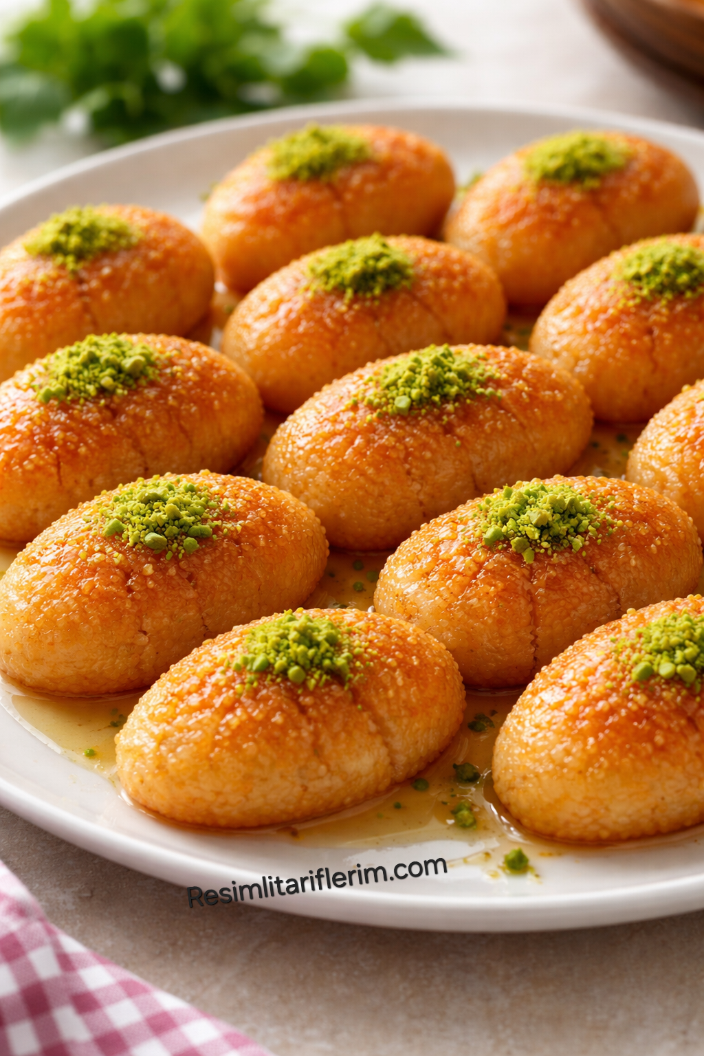 Kıyır Kıyır Tam Ölçülü Şekerpare Tarifi