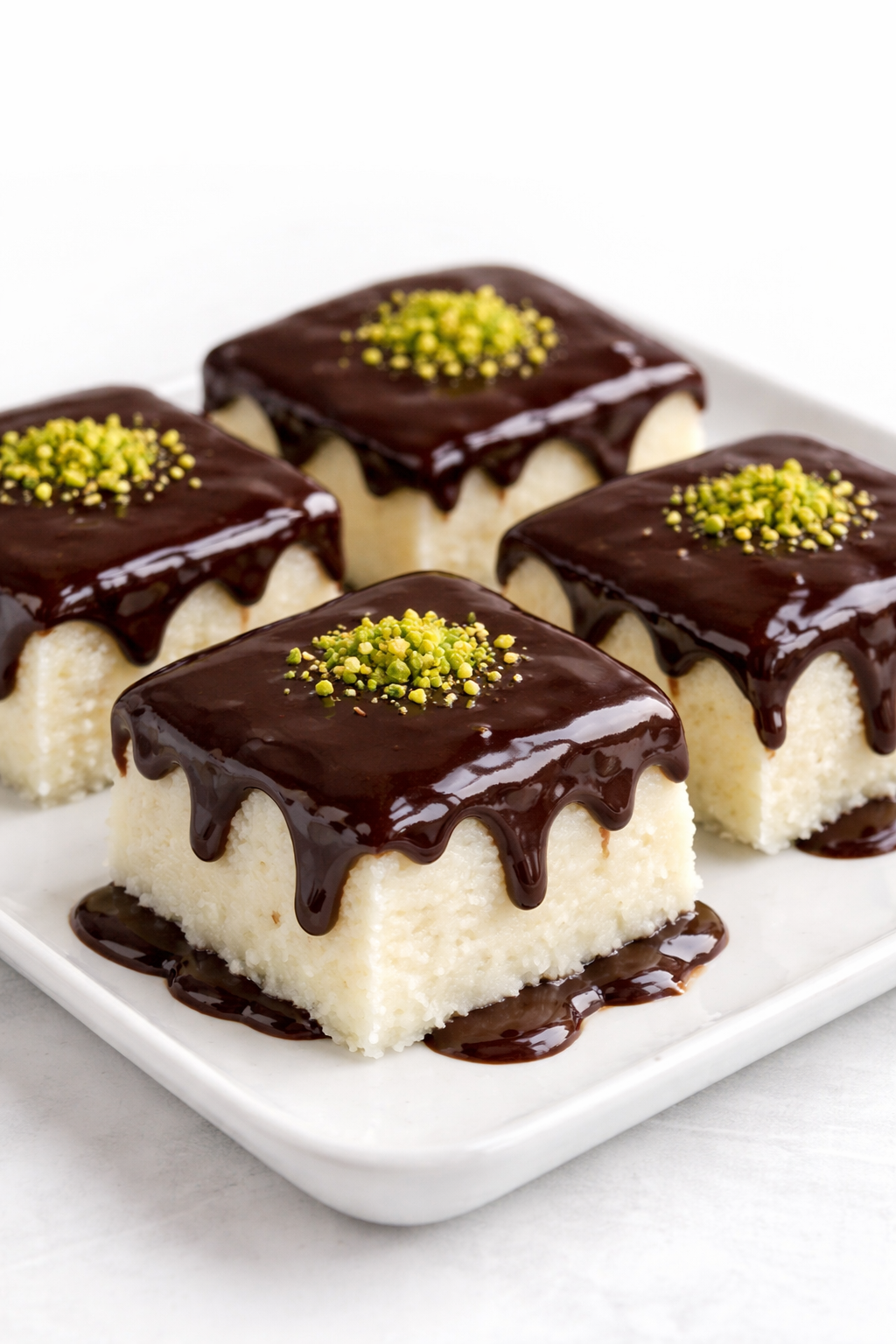 Çikolata Soslu Sütlü İrmik Tatlısı Tarifi