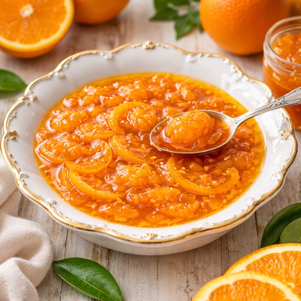 Portakal Dilimli Portakal Reçeli