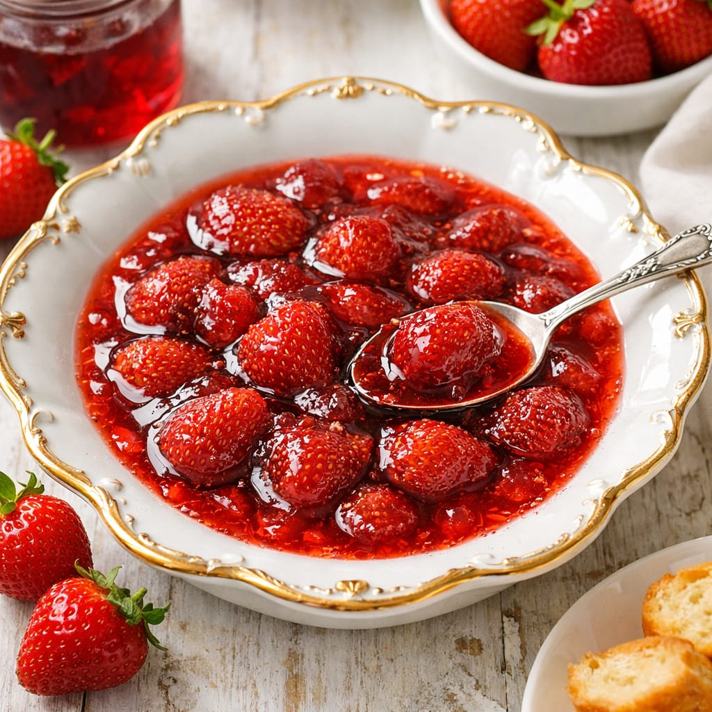 Tam Ölçülü Çilek Reçeli Tarifi