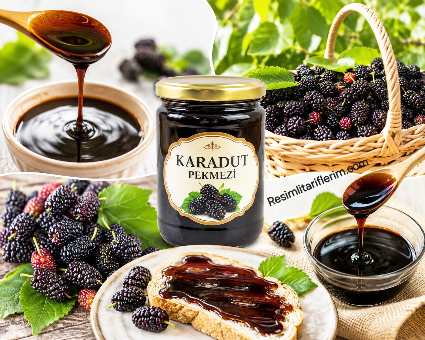 Ev Yapımı Karadut Pekmezi