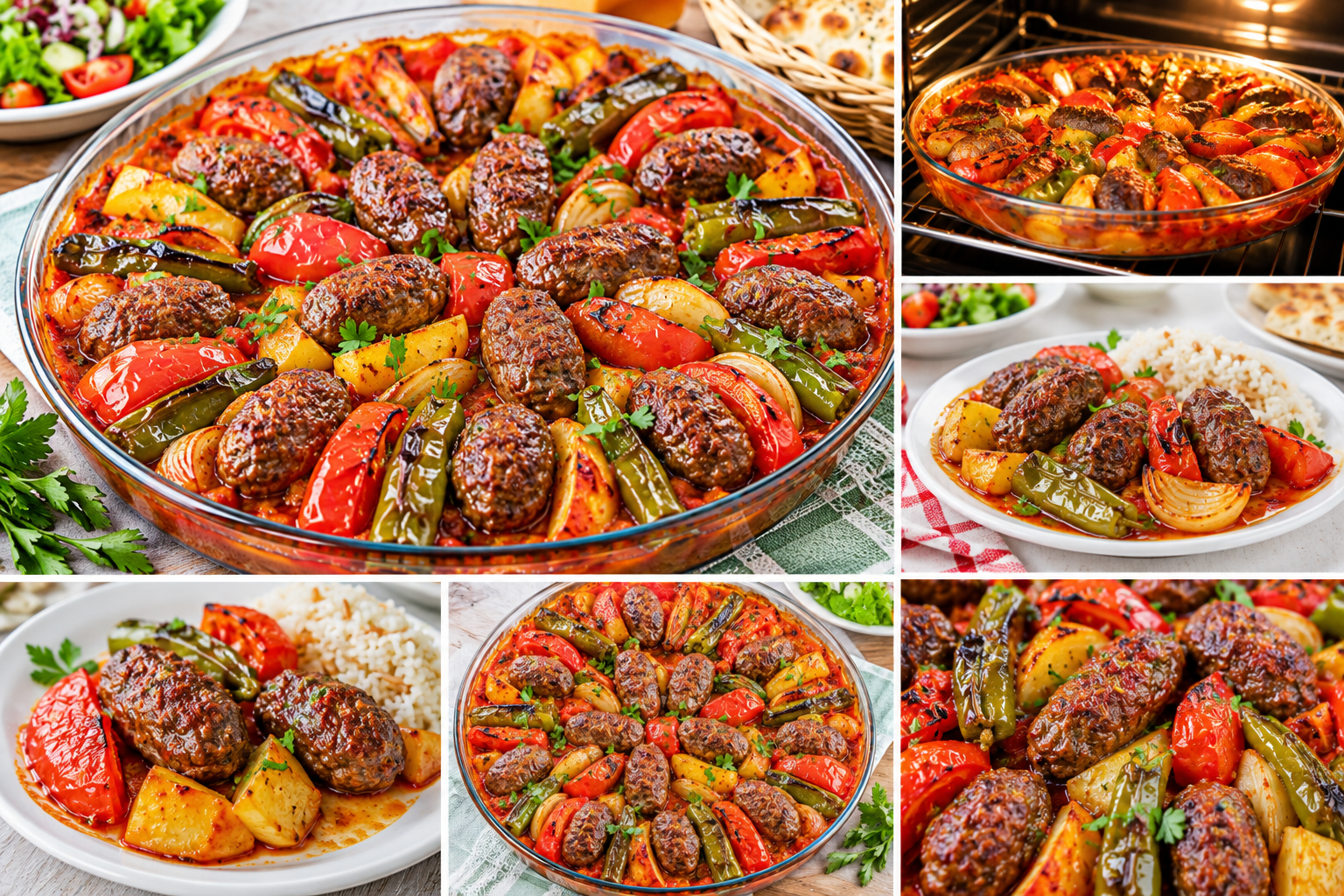 Fırında İzmir Köfte Tarifi