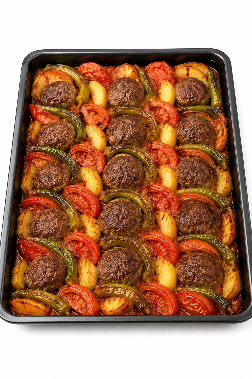 Fırında Tepsi Kebabı Tarifi