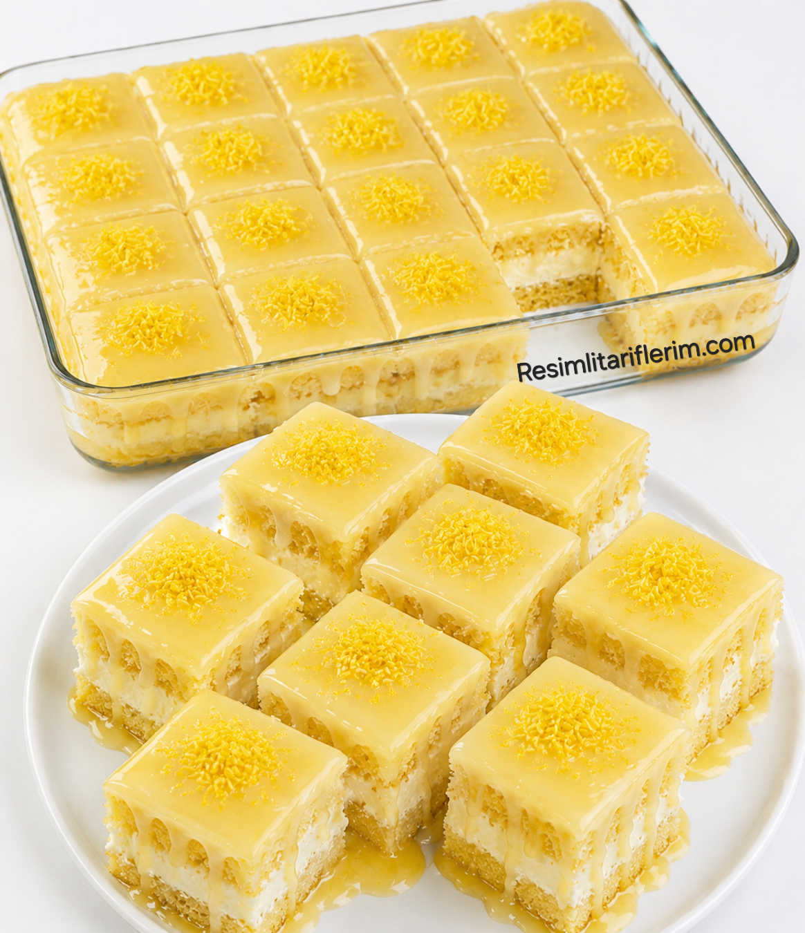 Limonlu ve Kremalı Borcam Pastası