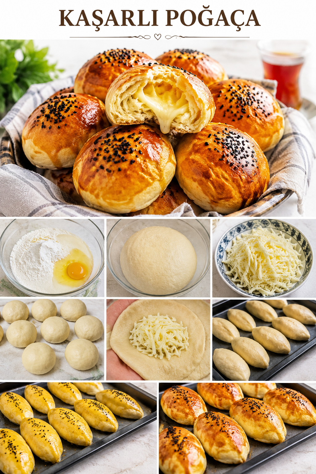 Kaşarlı Poğaça Tarifi