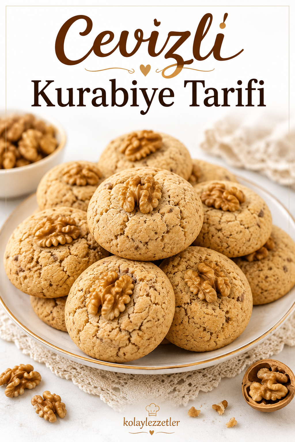 Cevizli Kurabiye Tarifi