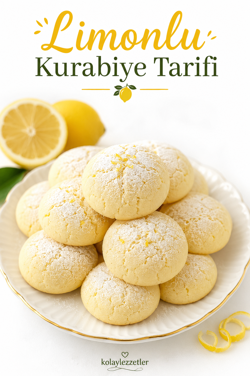 Limonlu Kurabiye Tarifi