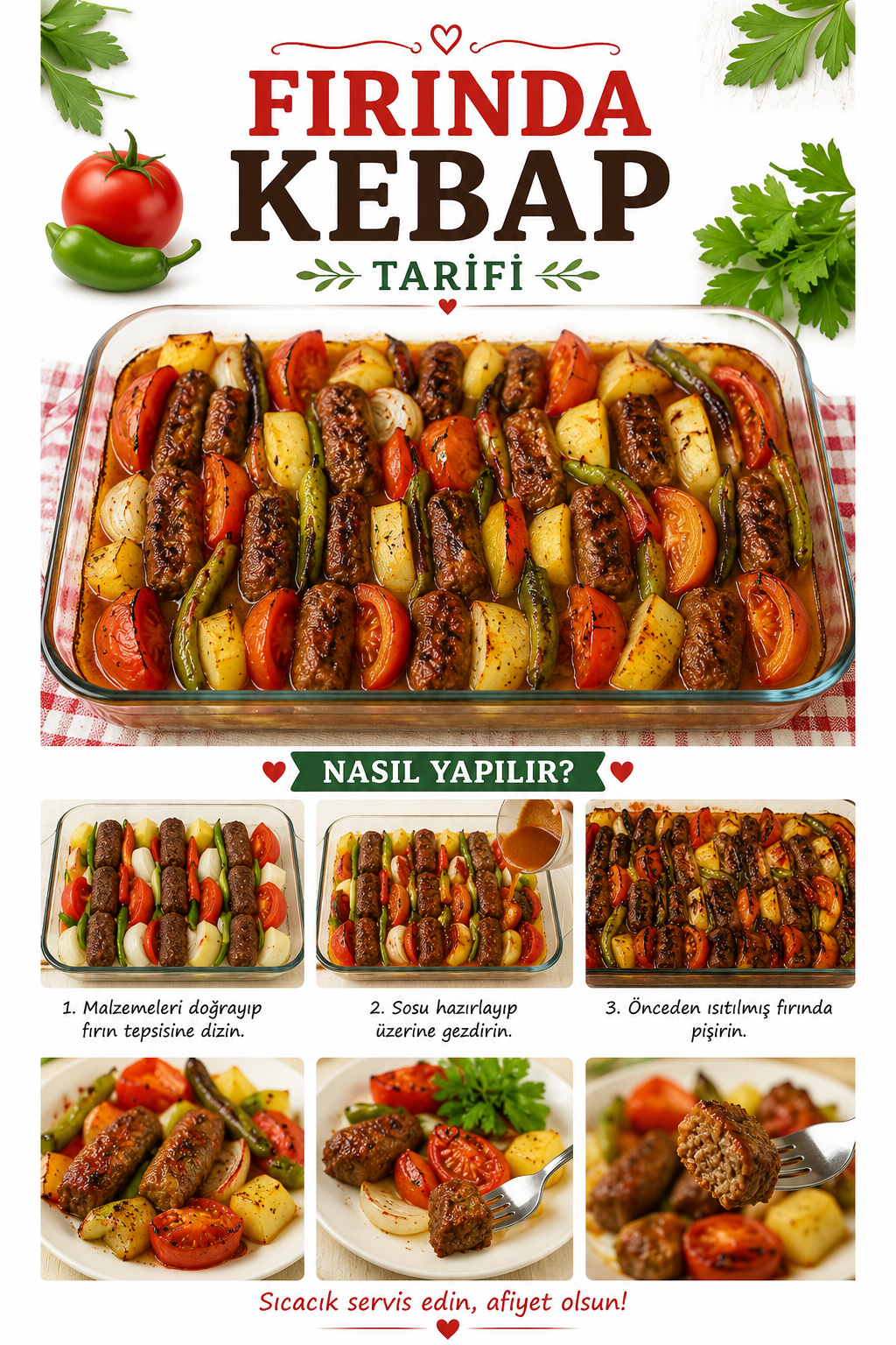 Fırında Kebap Tarifi
